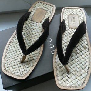 Gucci Bamboo sandals RARE Size 9B